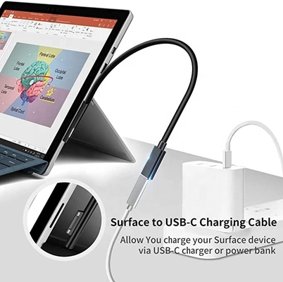 USB-C Charging Cable 1.5M for Microsoft Surface Pro7/6/5/4/3 Laptop1/2/3&Surface Book 45W 15V 3A USB C Charger Cable