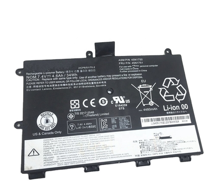 OEM Factory Replacement 45N1750 Battery for Lenovo Thinkpad Yoga 11e 7.4V 4600mah/34wh in Stock!