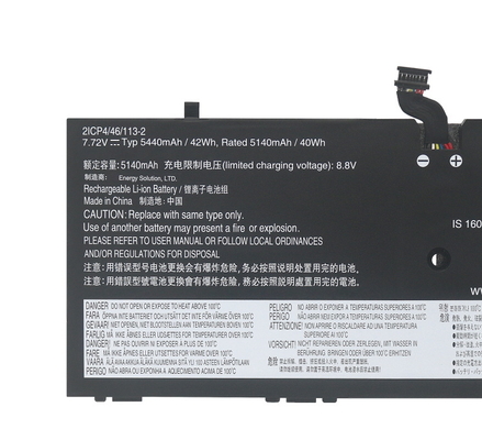 OEM Factory for Lenovo Thinkpad X1 Tablet Gen 3 Battery Pack L16L4P91 5440mah/42wh for Lenovo Thinkpad Lapop TP00089A Black