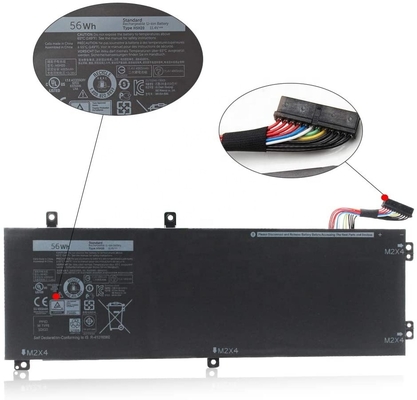 Factory Hot Selling Laptop Batteries 56W 11.4V Li-ion H5H20 Battery Pack for Dell XPS 15 9560 9570 Series