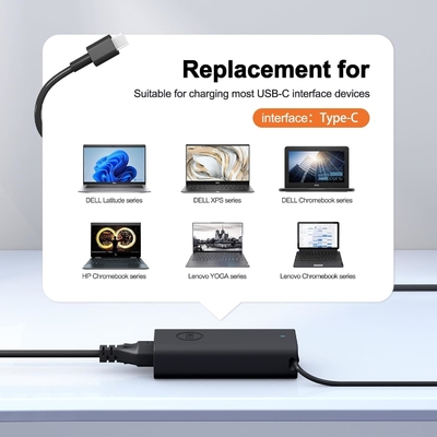 USB C 65W Laptop Charger Adapter Power Supply for Dell XPS 13 9350 9360 Latitude 5420 XPS 12 9250 LA65NM170 2YKOF P28T 2 Year