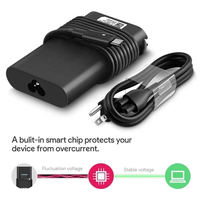 65W USB C Laptop Power Supply Adapter New Charger for Dell XPS 13 9350 9360 Latitude 5420 XPS 12 9250 Models LA65NM170 2YKOF