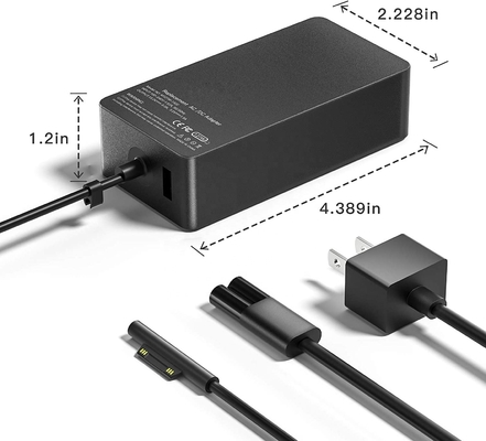 Portable 127W 15V 8A AC Power Supply Adapter Fast Charger for Surface Book 3 Surface Pro Laptop Studio Output 5v/1a