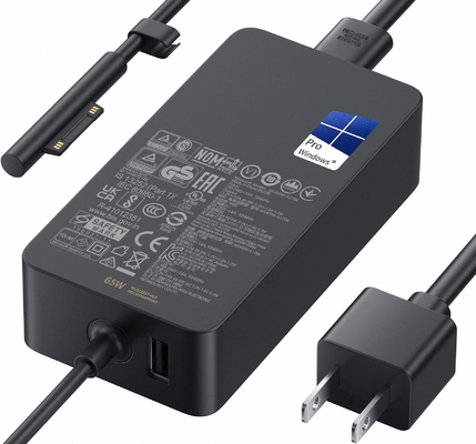 High Quality 65W 15V 4A AC Adapter Power Supply for Microsoft Surface Pro7 Book Laptop Charger QC3.0 PD3.0 Function Made ABS