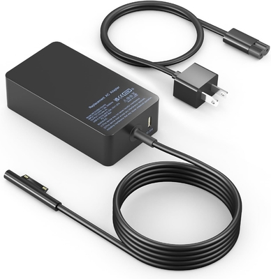 High Quality 65W 15V 4A AC Adapter Power Supply for Microsoft Surface Pro7 Book Laptop Charger QC3.0 PD3.0 Function Made ABS