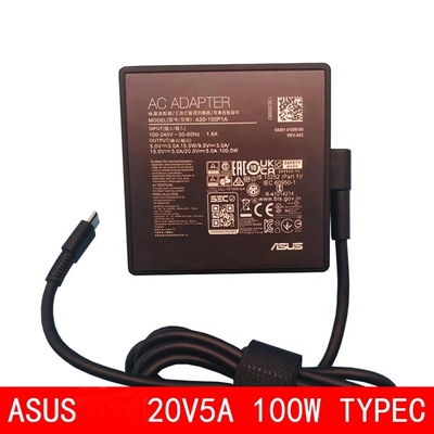 Factory Supplier ROG 20V 5A 100W USB C AC Adapter 100W Type C Charger A20-100P1A for ASUS ROG Flow X13 Z13 GV301 GZ301 G533QM