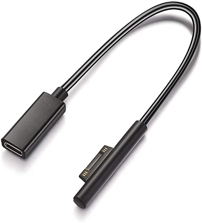 USB-C Charging Cable 1.5M for Microsoft Surface Pro7/6/5/4/3 Laptop1/2/3&Surface Book 45W 15V 3A USB C Charger Cable