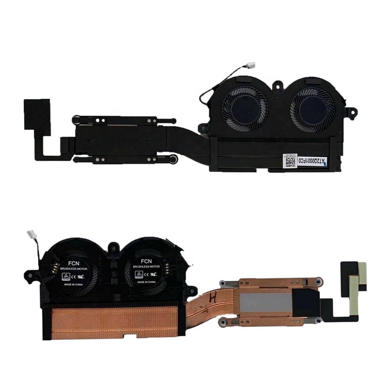 New WCX2D CPU Cooling Heatsink with Fan Copper Material for Dell XPS 13 9380/7390 Processor