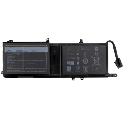 Factory OEM Laptop Battery 44T2R MG2YH HF250 11.4V 99Wh for Dell Alienware 15 R3 P69F 17 R4 R5 P31E 12 Months Warranty